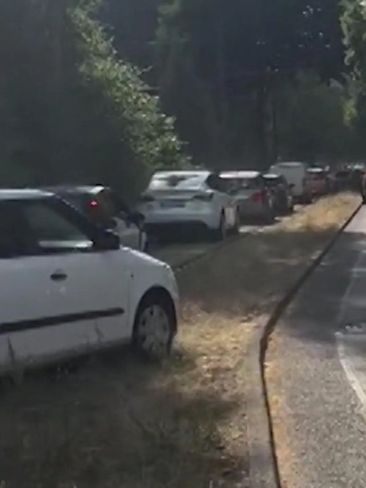 Bild zu: "Kein Bock auf Stau! Dreiste Autofahrer nehmen irre Abkürzung"