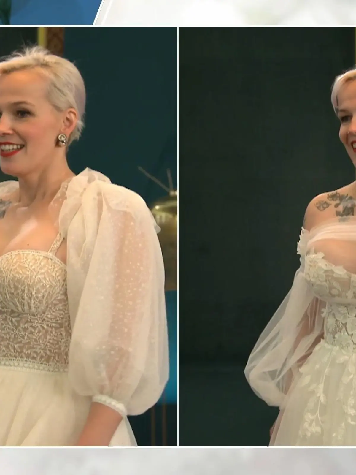 Bild zu: "Gab es für Bea DAS Kleid?"