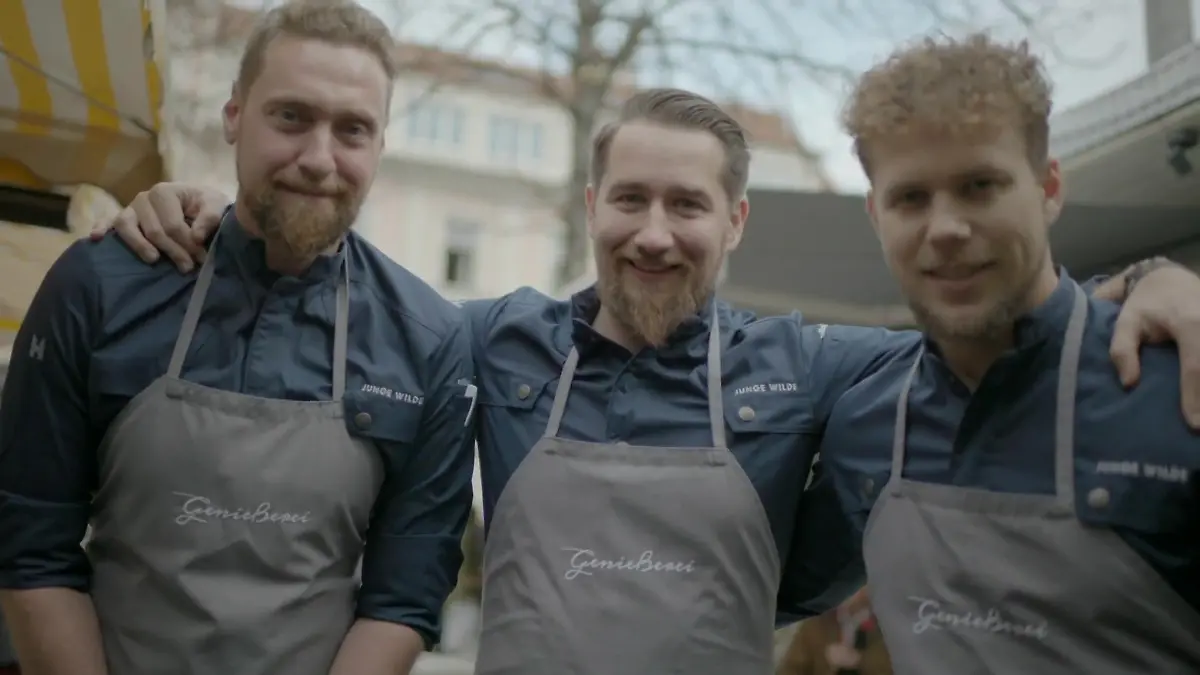 Das ist Walter Triebl mit seinem Team Sie treten bei "ready to beef!" an