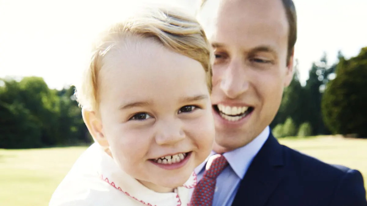 Prinz George im Alter von zwei Jahren