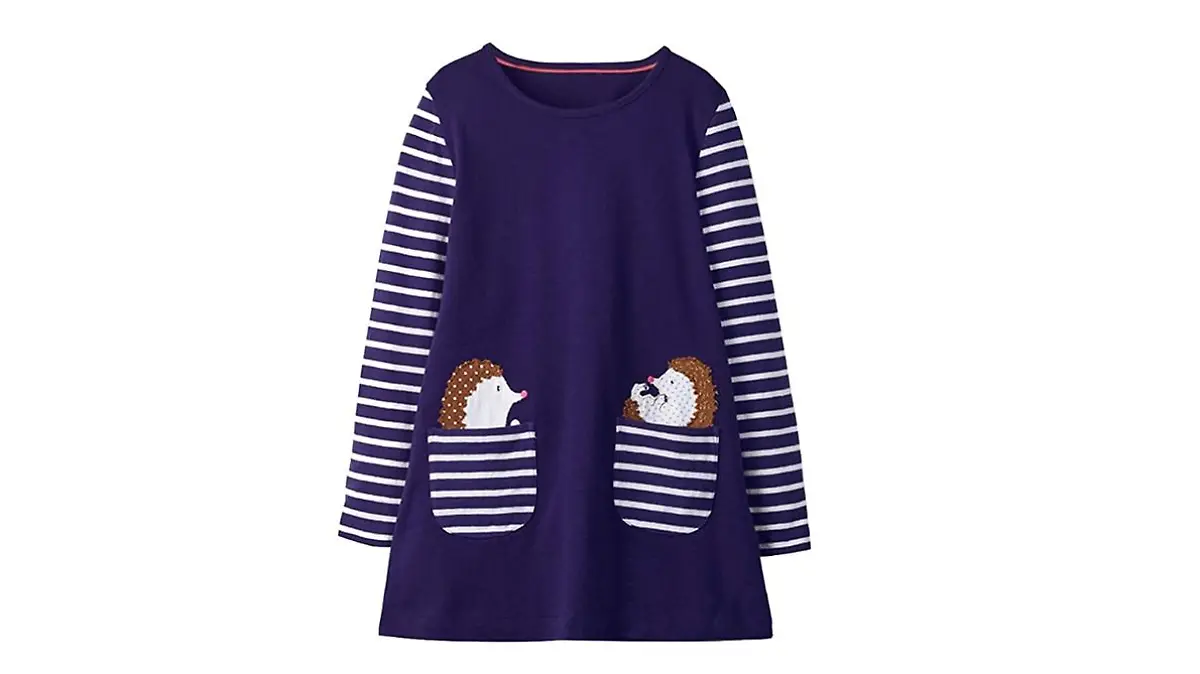 Langarmshirt mit Igel-Motiv von Vikita.