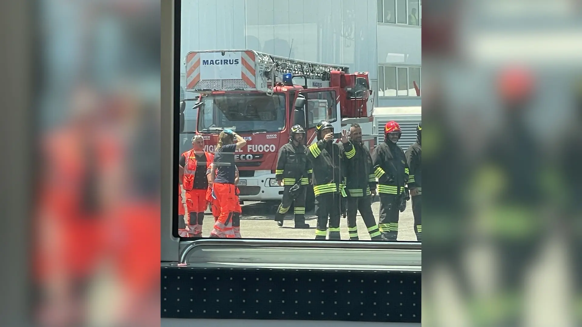 Der Flughafen von Bari wurde für mehr als eine Stunde gesperrt.