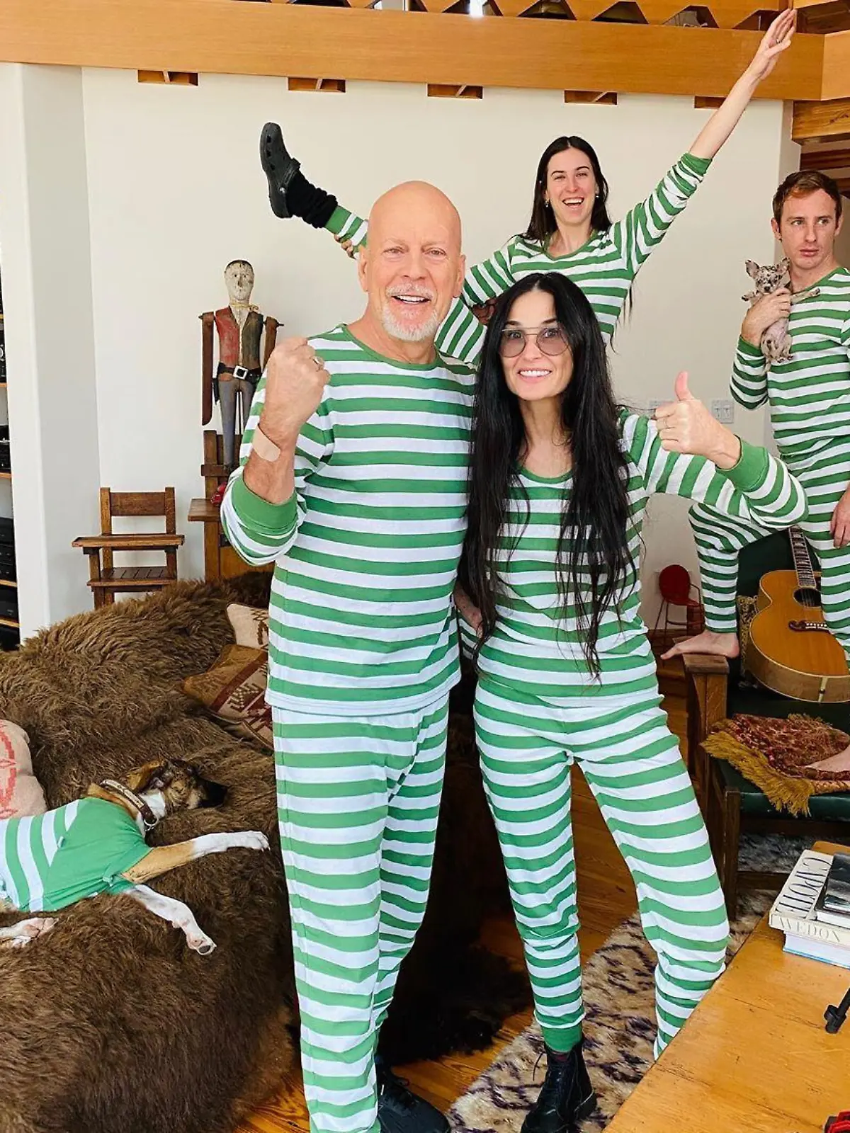Bruce Willis und Demi Moore verbringen die Quarantäne mit ihren Töchtern.