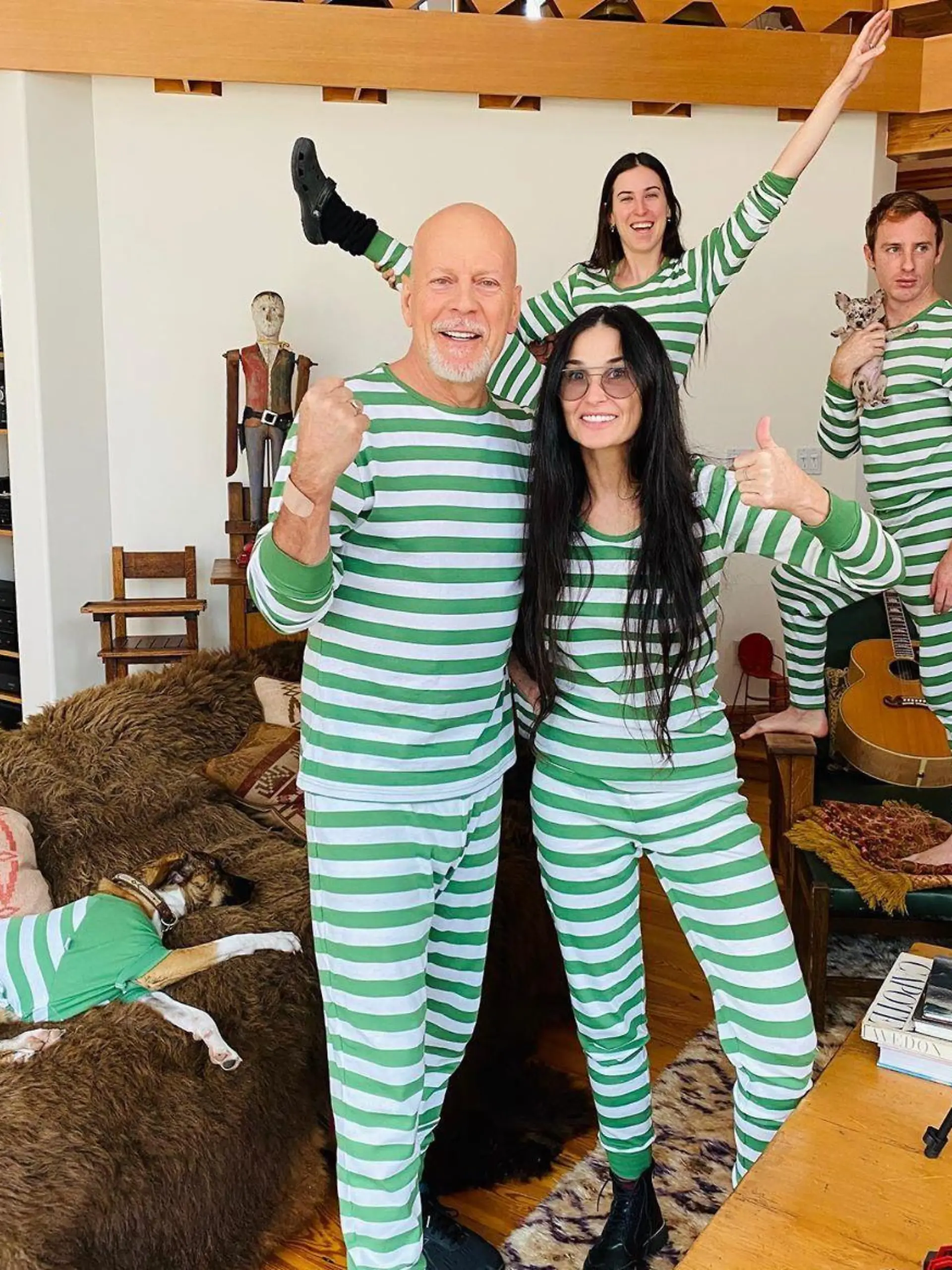 Bruce Willis und Demi Moore verbringen die Quarantäne mit ihren Töchtern.