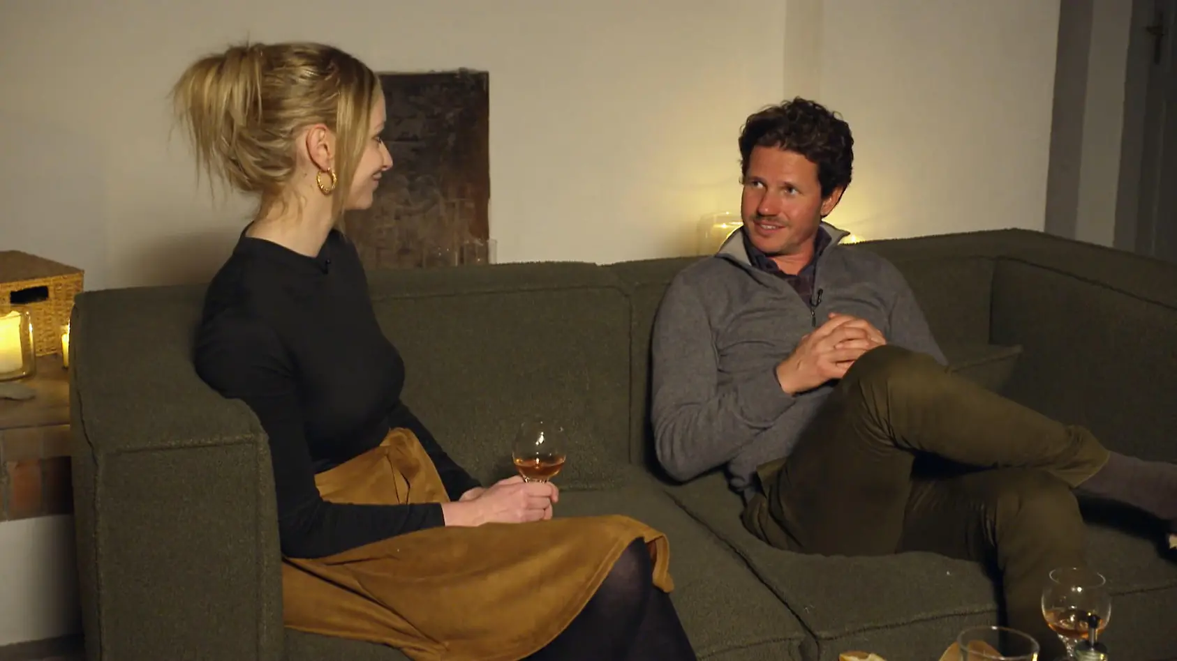 Romantik im Kerzenlicht: Wohlfühlstimmung bei Martin und Vanessa