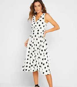 Shirtkleid mit Punkten
