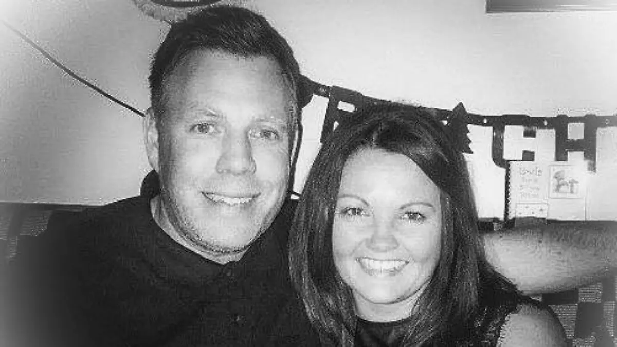 Debra Wright und ihr Mann Chris. Er muss nun ohne sie durchs Leben gehen