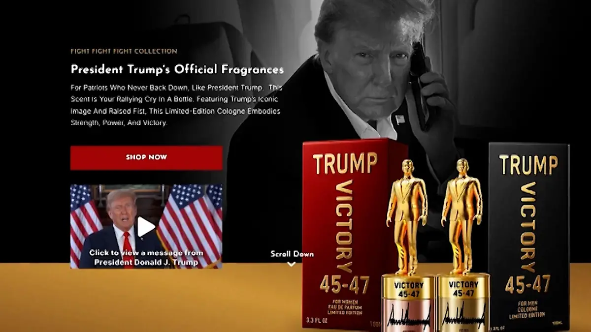 Eau de Donald! Trump vertickt teuren Präsidenten-Spritzer Make America „dufte" again?
