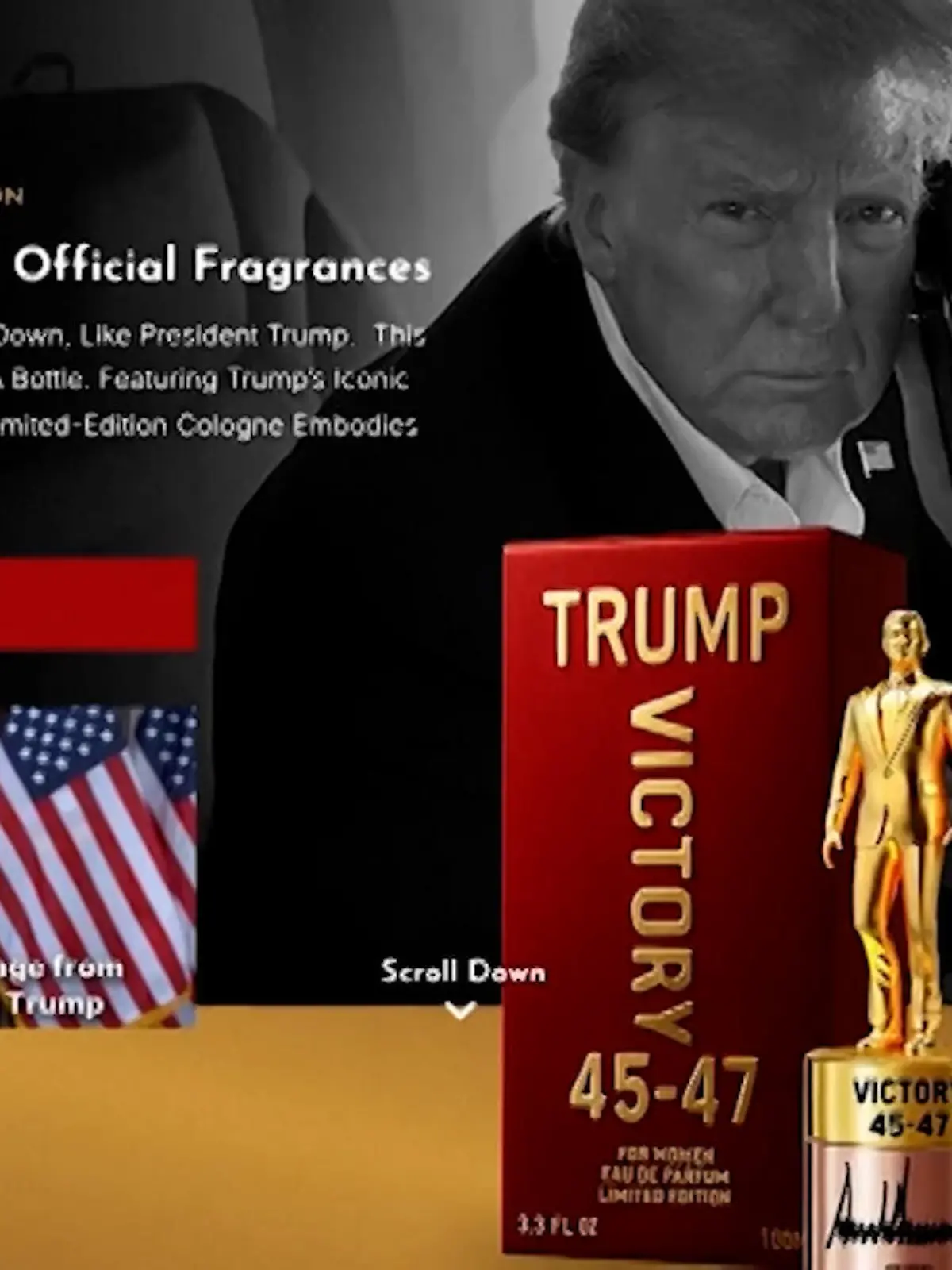 Bild zu: "Eau de Donald! Trump vertickt teuren Präsidenten-Spritzer"