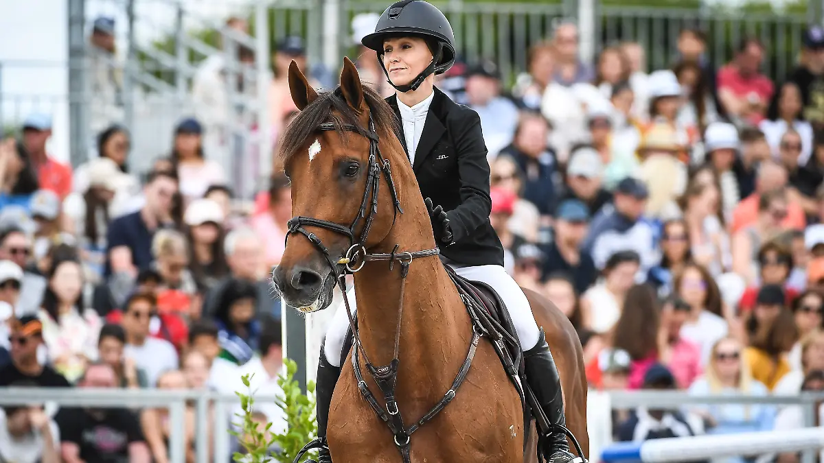 Georgina BLOOMBERG bei der Longines Global Champions Tour 2022, Paris Eiffel Jumping.