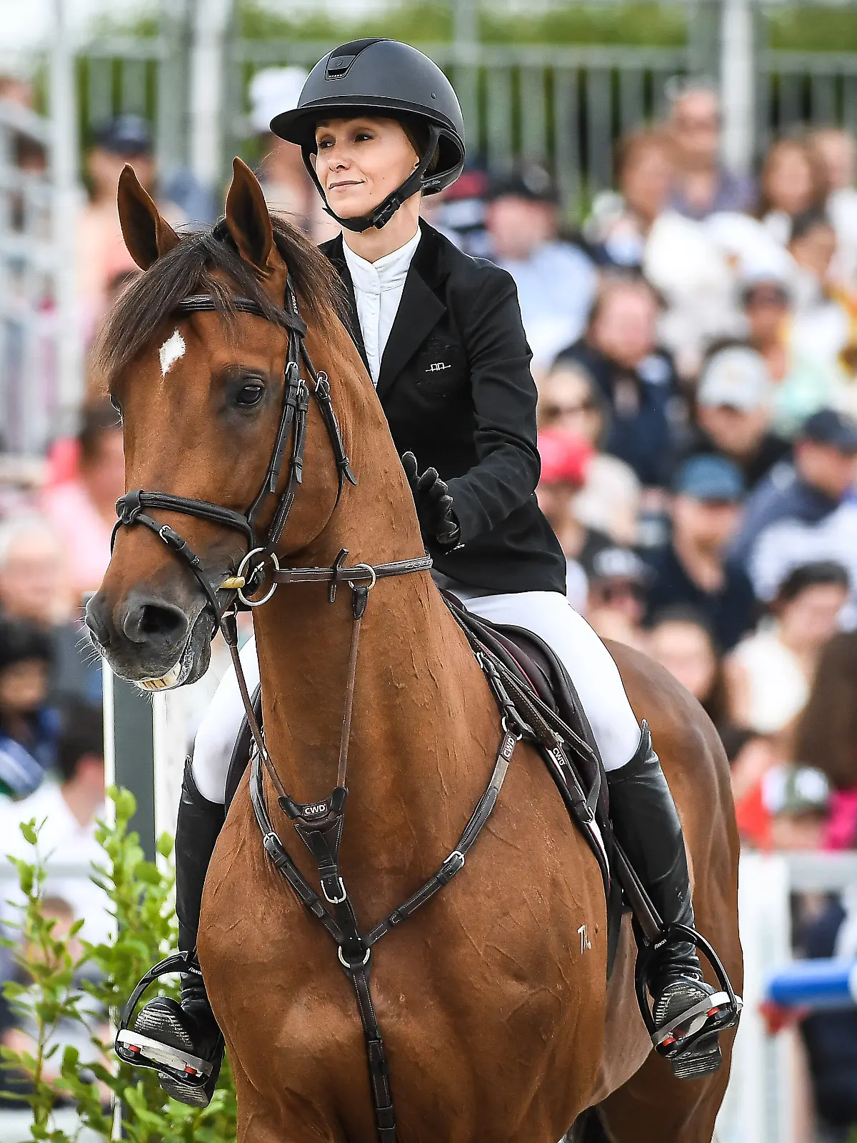 Georgina BLOOMBERG bei der Longines Global Champions Tour 2022, Paris Eiffel Jumping.