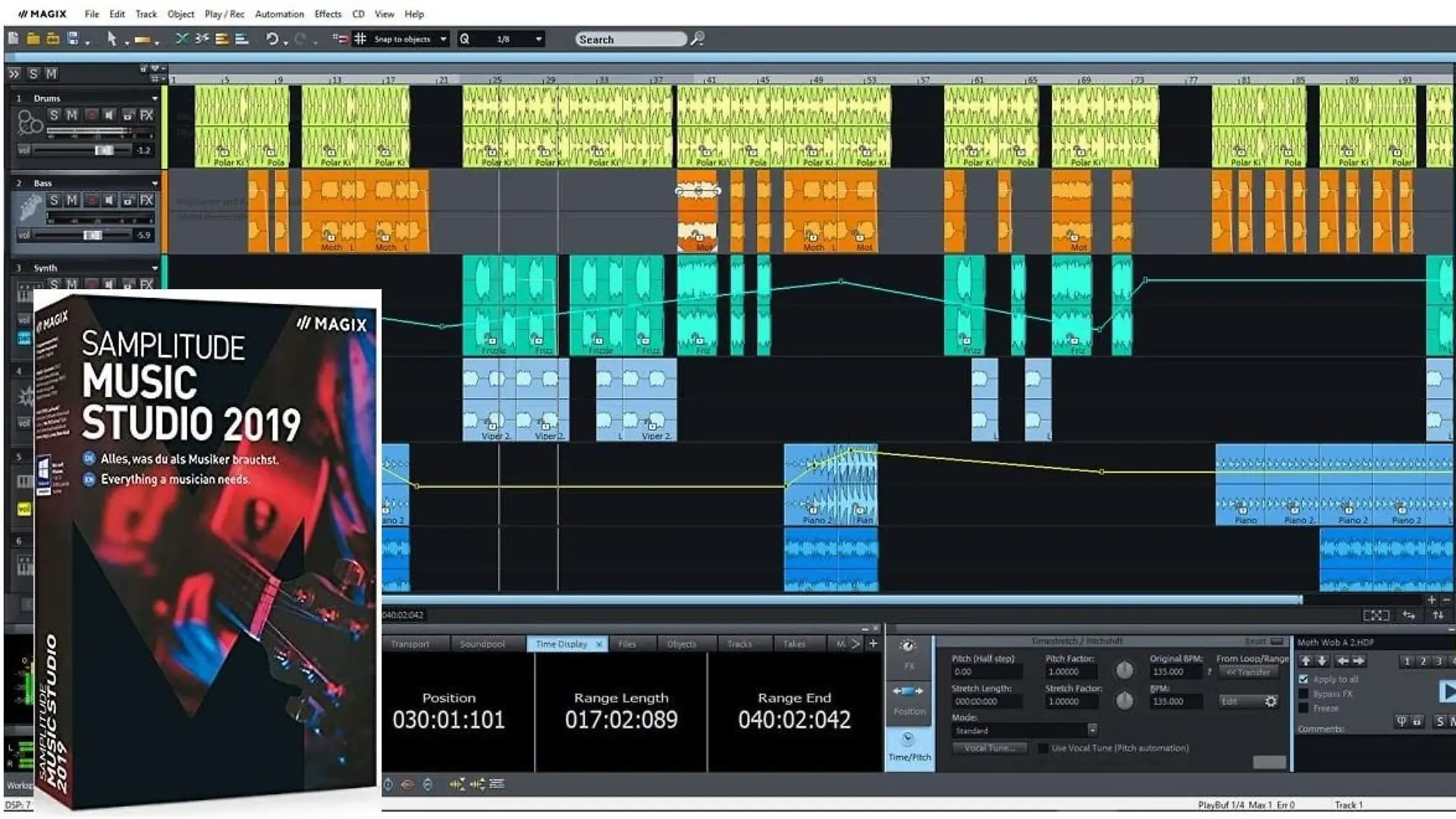 Eine umfangreiche Software ist das A und O, um Musik zur produzieren und arrangieren.