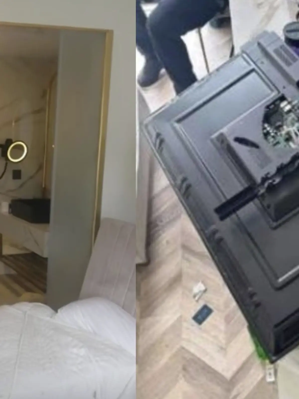 Das Hotel veröffentlicht Bilder von der Verwüstung. 
