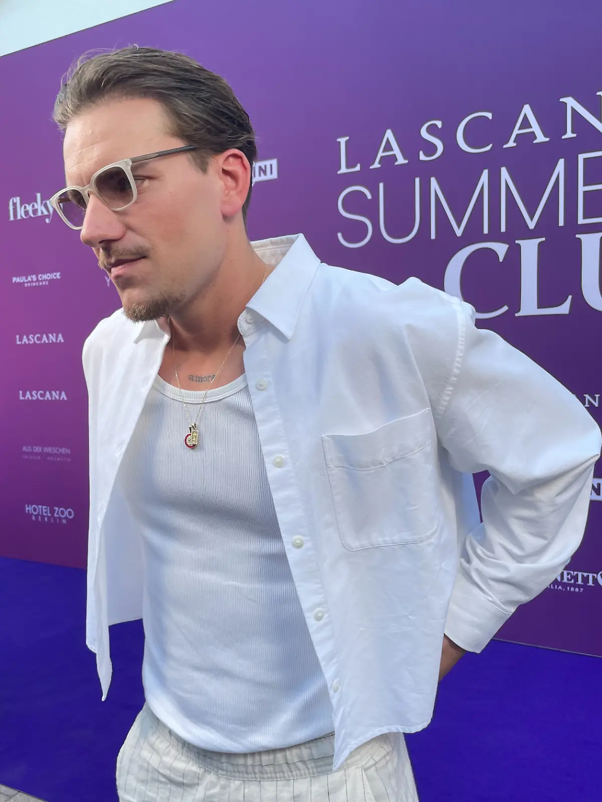 Bachelor Felix Stein auf der Berliner Fashion Week