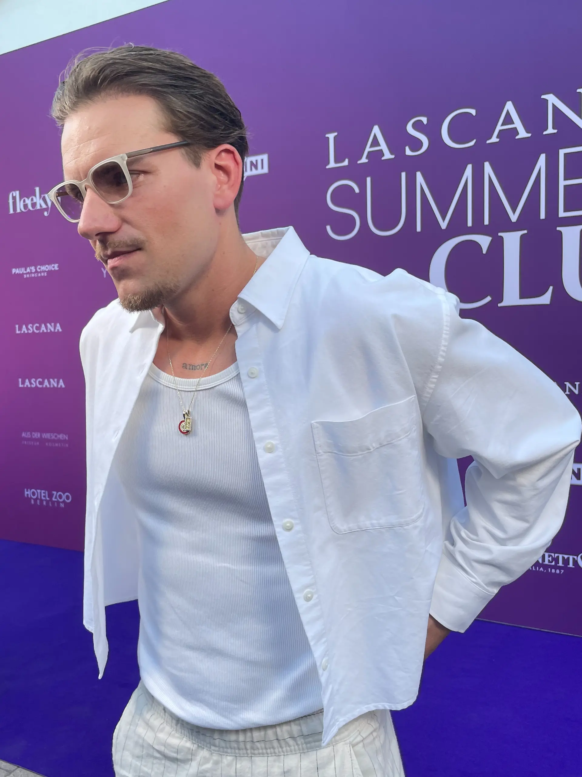 Bachelor Felix Stein auf der Berliner Fashion Week