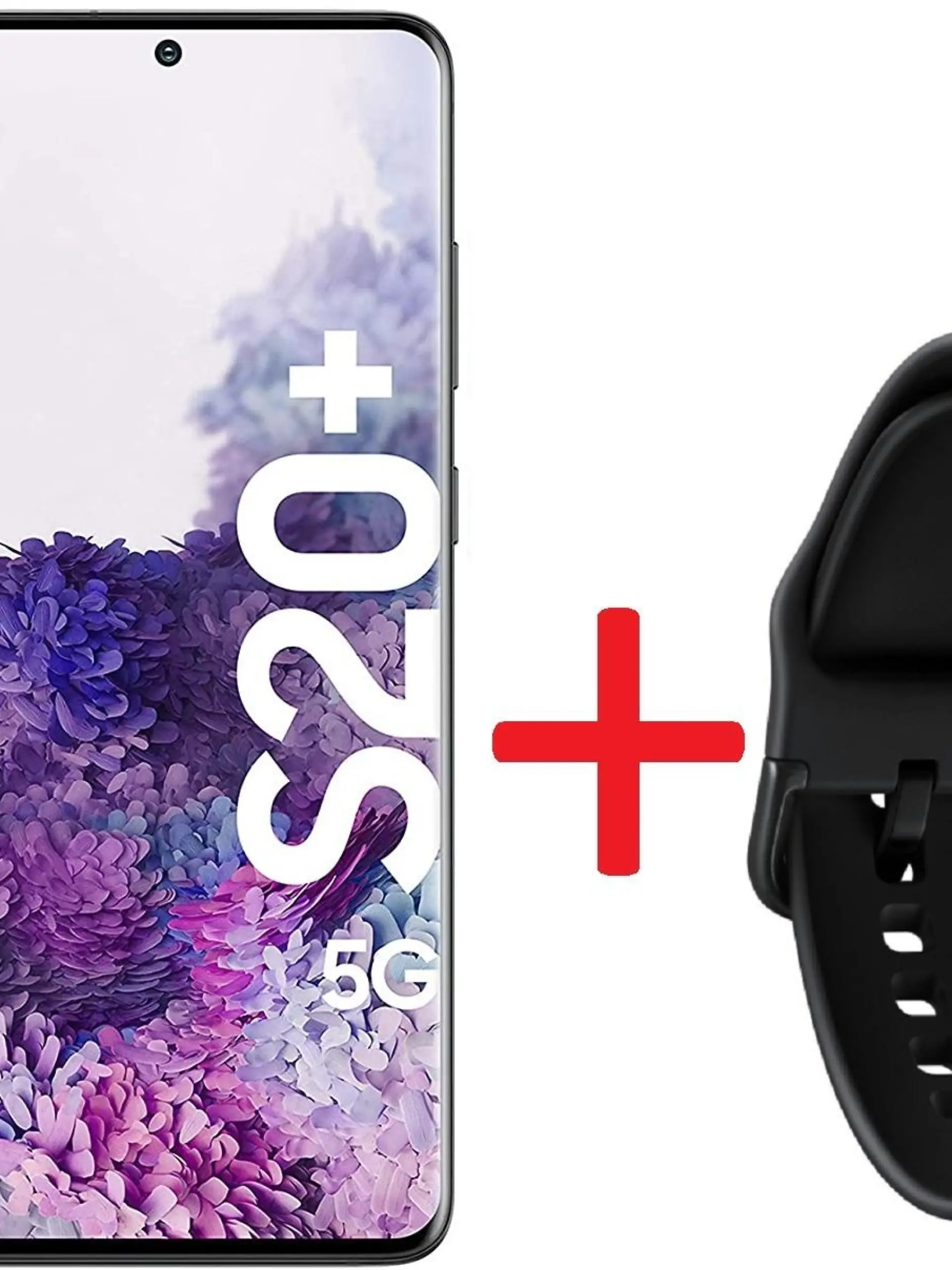 Mit dem Mobilcom-Debitel-Tarif gibt es das Samsung S20+ und die Galaxy Watch Active im Bundle.