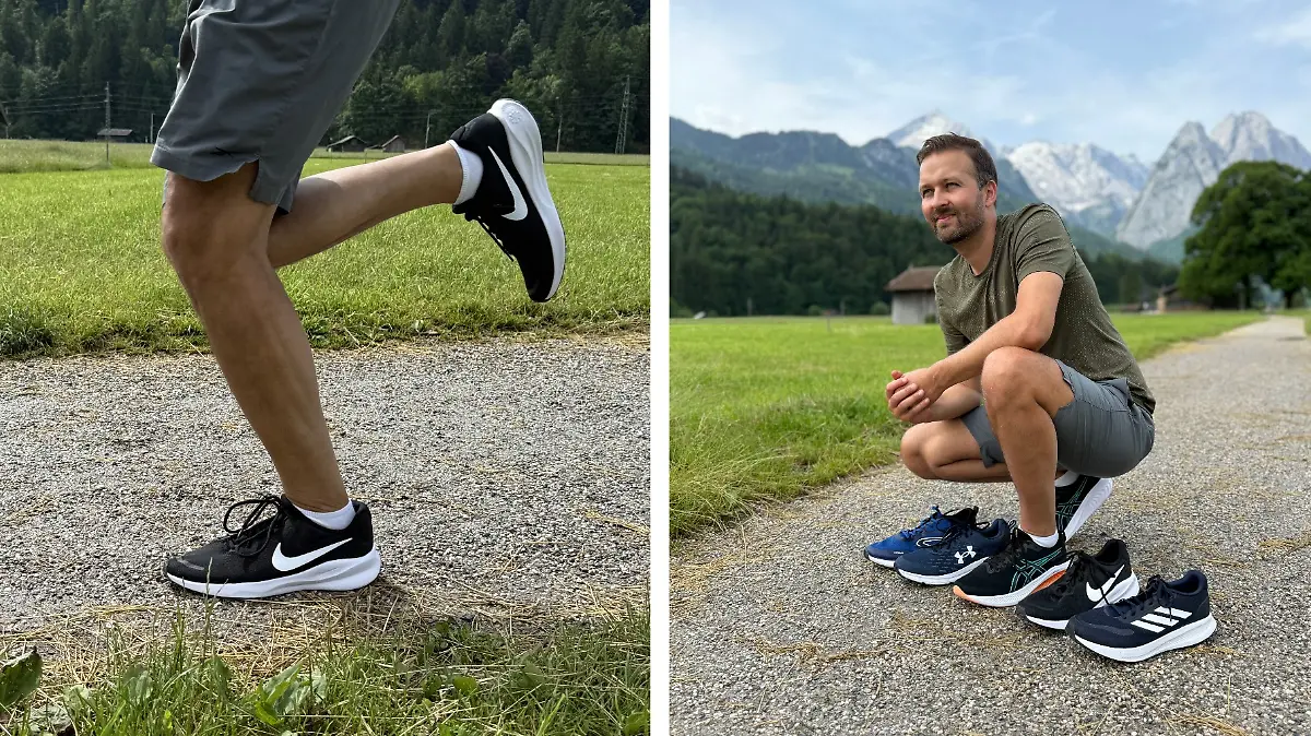 Ein Test, fünf Laufschuheschuhe – welches Modell läuft als Erstes ins Ziel?