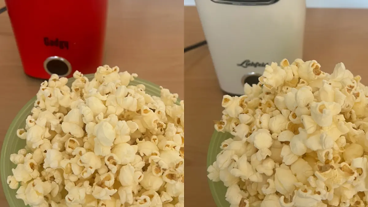 Die Heißluft Varianten von Gadgy und Liebfeld unterscheidet nur die Farbe und die verschiedenen Logos. Ansonsten sind es die gleichen Geräte