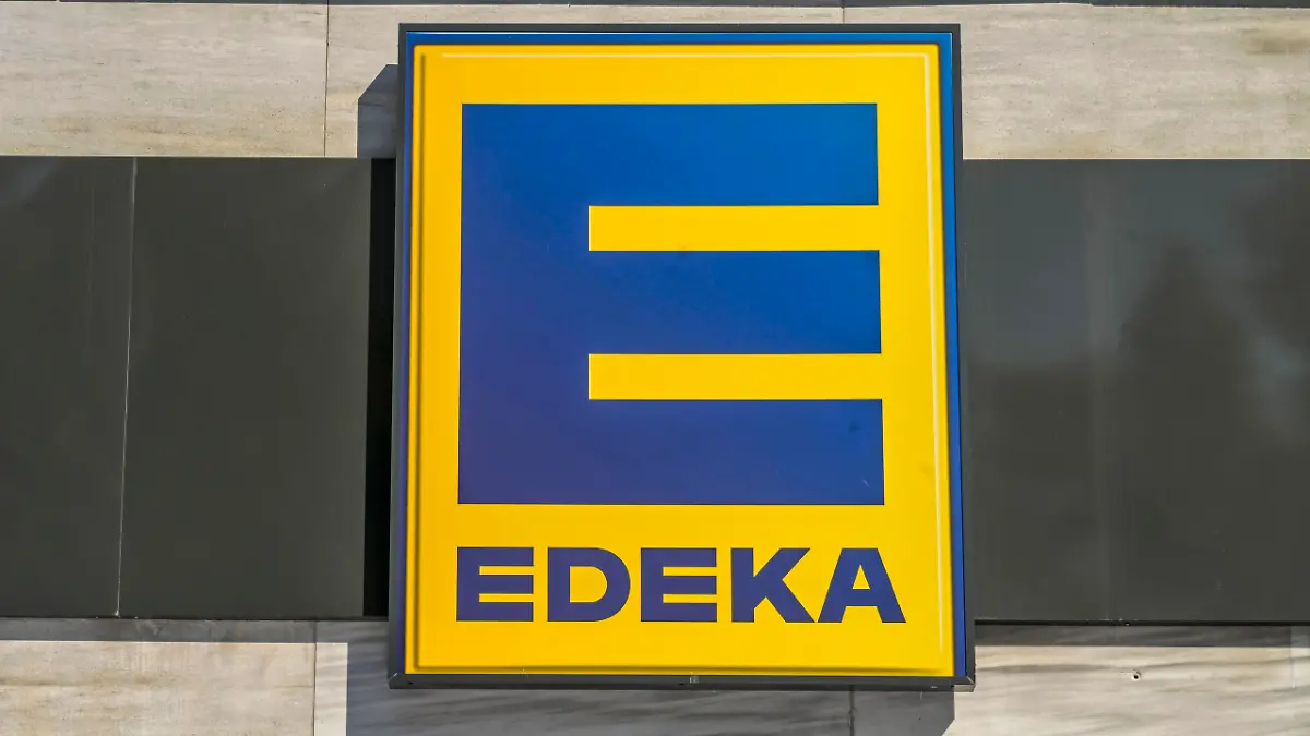 Logo, Edeka, Wittenbergplatz, Schöneberg, Berlin, Deutschland (Aufnahmedatum nicht definiert)