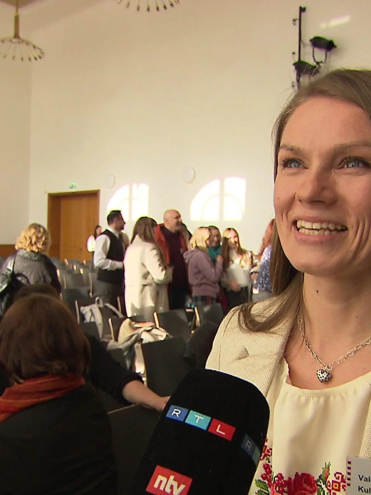 Valentyna Kulinich aus der Ukraine unterrichtet in Hessen.