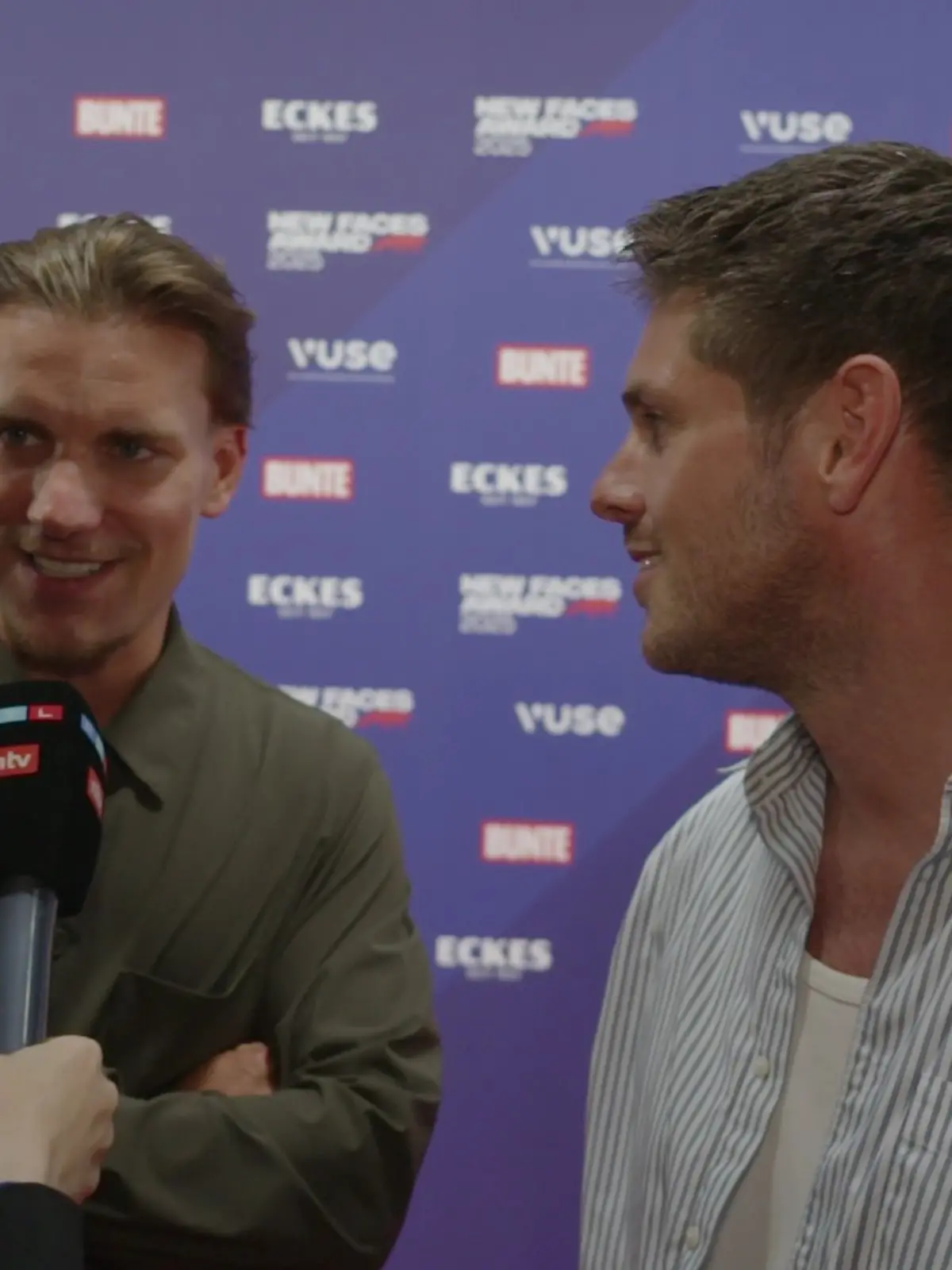 Felix Stein und Martin Braun auf der Fashion Week Berlin im RTL-Interview