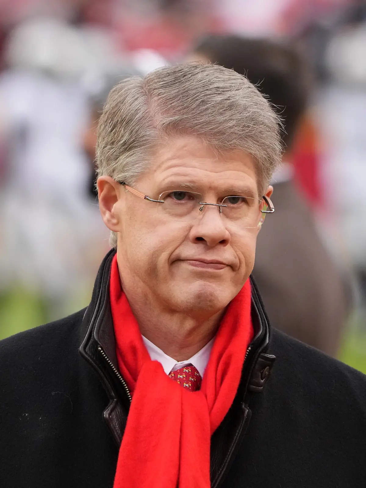 Chiefs-Boss Clark Hunt während der NFL-Partie gegen die Las Vegas Raiders am 25. Dezember 2023 in Kansas City, Missouri. (Photo by Kirby Lee/Getty Images)