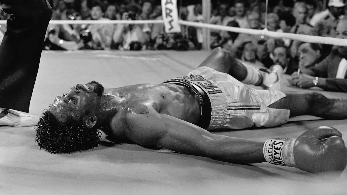 Thomas Hearns ging gegen Marvin Hagler in Runde 3 k.o.