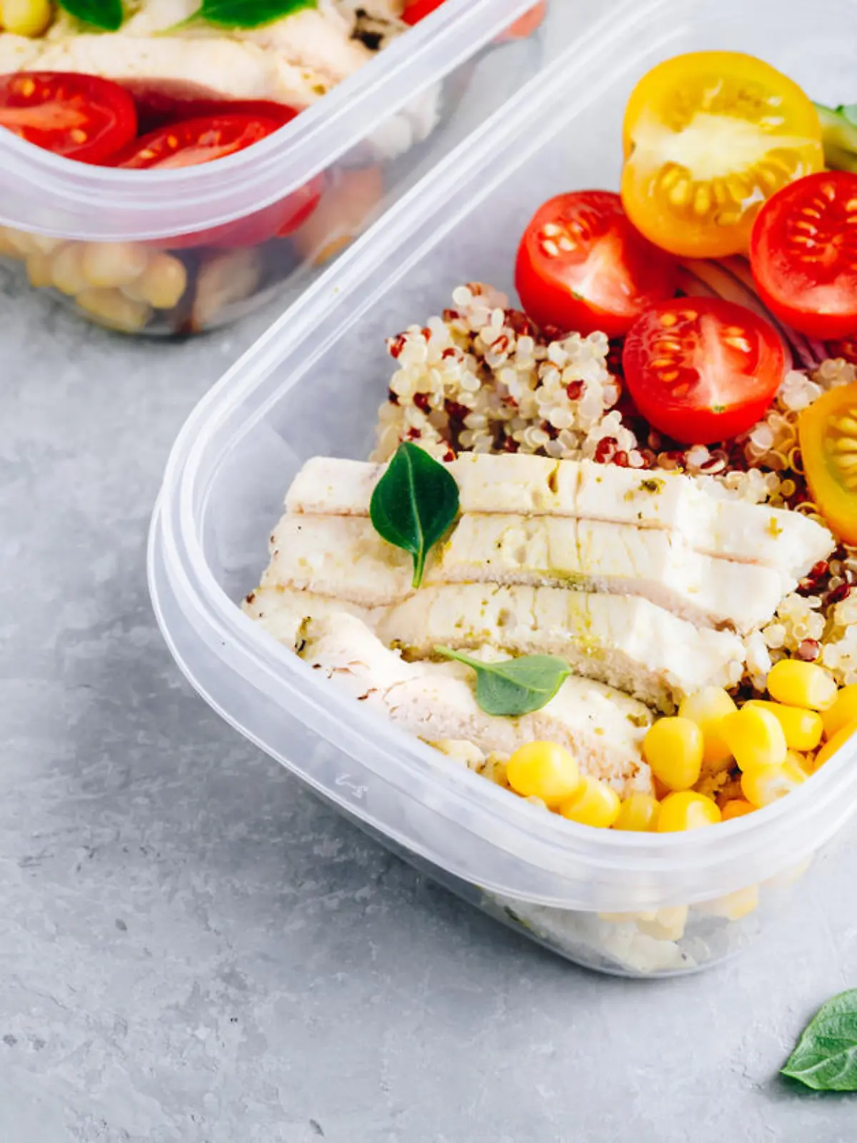 Meal-Prep-Box aus Plastik