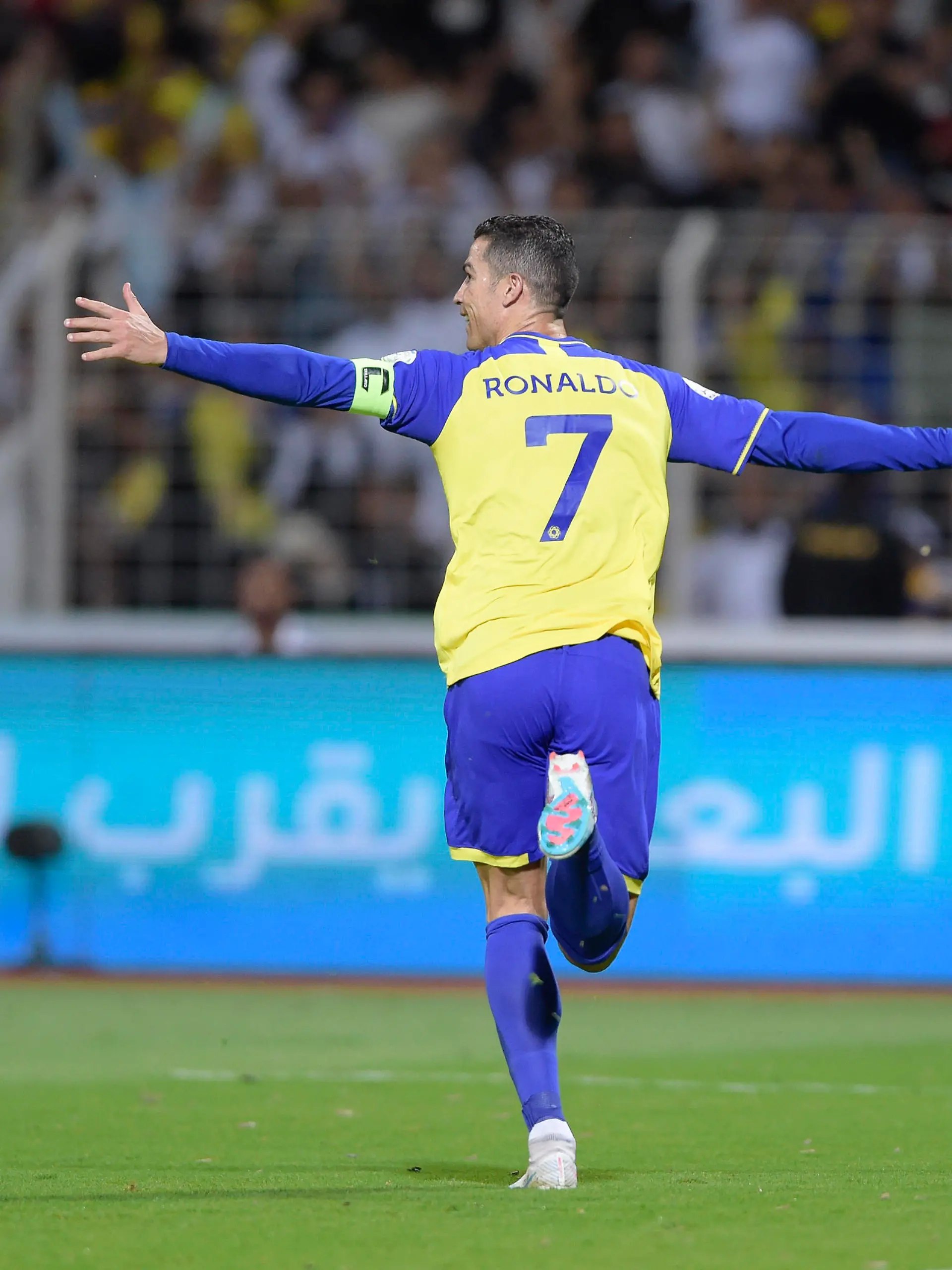 SAU 9th February 2023 Cristiano Ronaldo scored four goals for Al-Nassr, including his 500th career league goal, as his side beat Al-Wehda 4-0 in the Saudi Pro League. PUBLICATIONxINxGERxSUIxAUTxONLY Copyright: xx