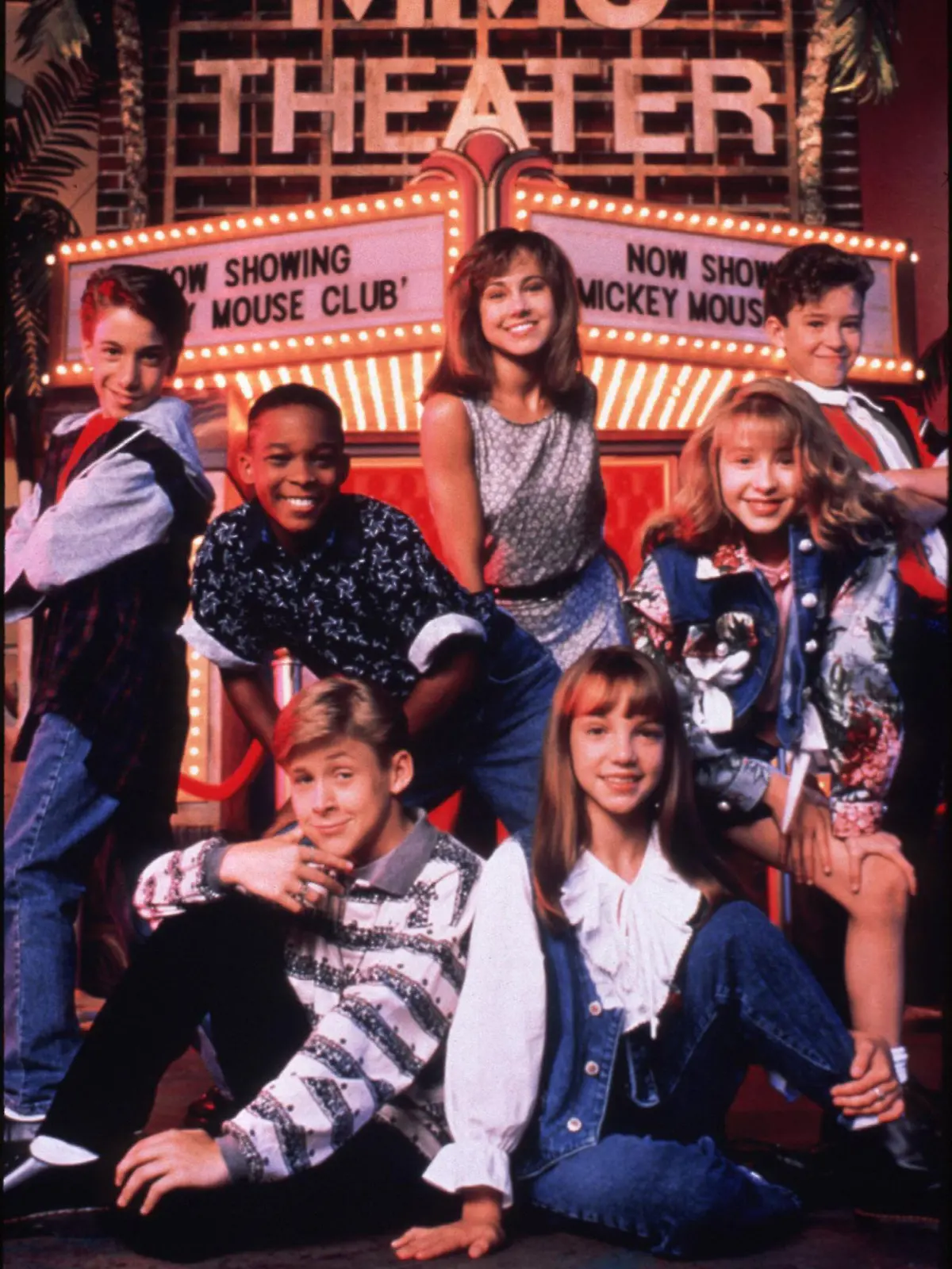 Britney Spears and Christina Aguilerain the Disney channel series 'The New Mickey Mouse Club'Featuring: Britney Spears and Christina AguileraWhen: 05 Feb 2008