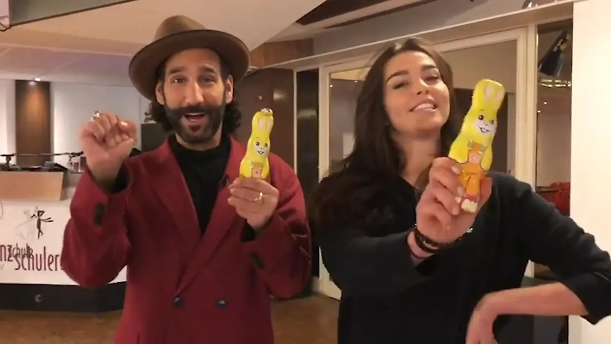 Osterbotschaft von Lili Roncalli, Massimo Sinató & Co. Süße Grüße der "Let's Dance"-Stars