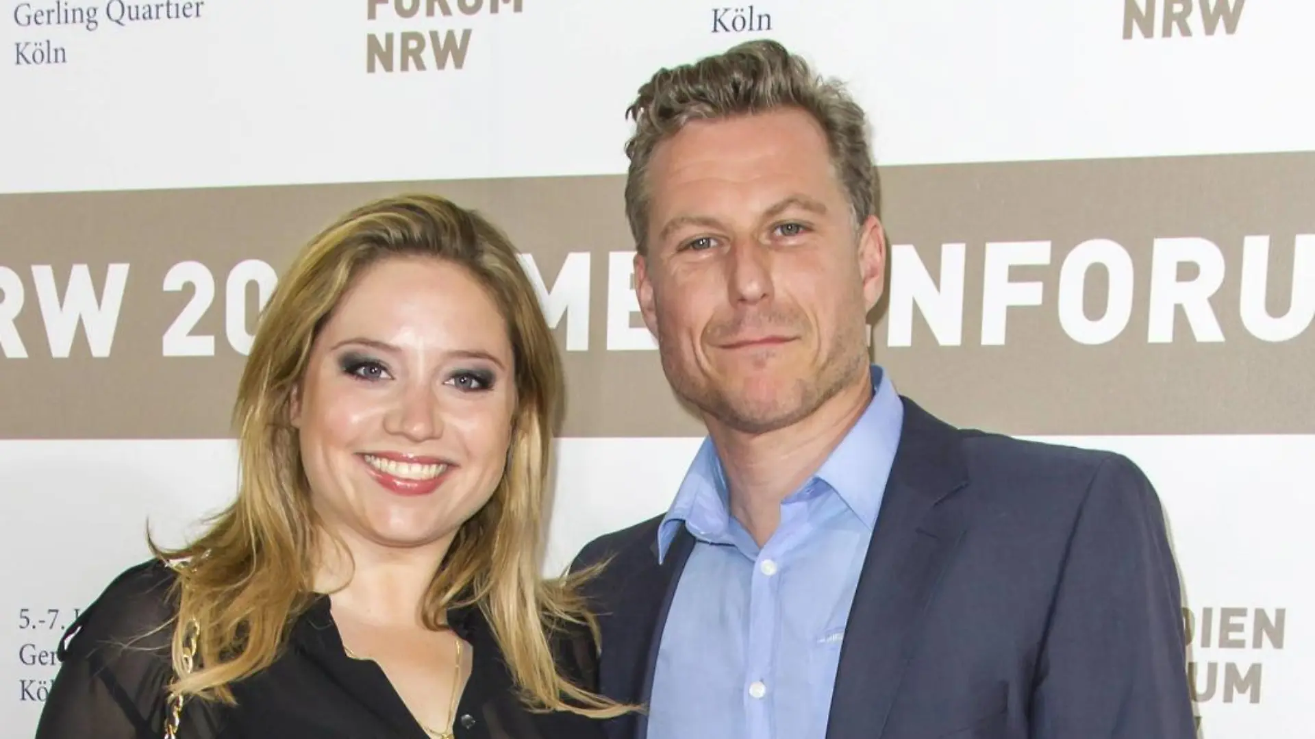 Caroline Frier und Dirk Borchardt bei der Gala 25 Jahre Medienforum in Köln Gala 25 Jahre Medienforum in Köln