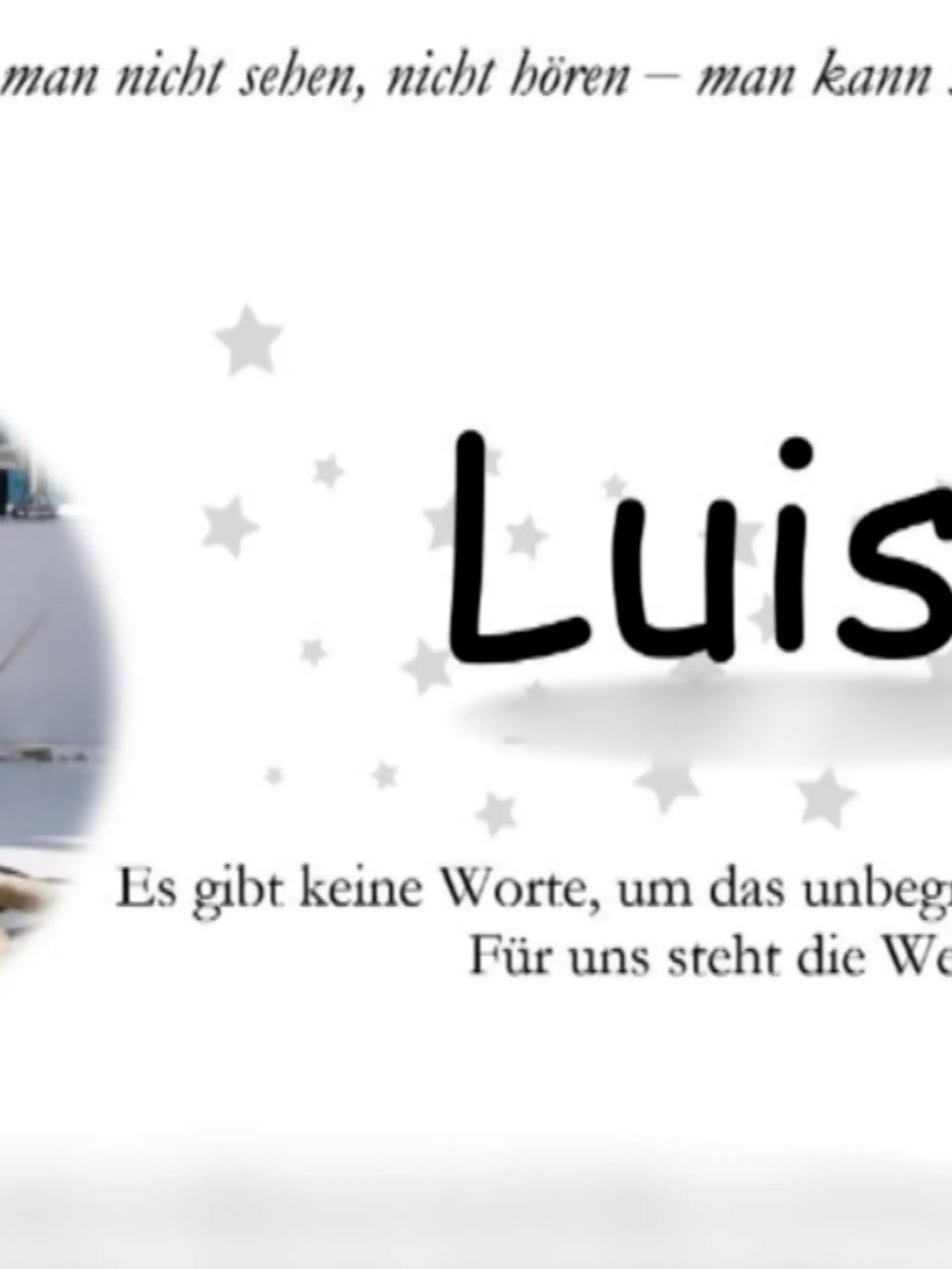 Abschied von Luise (†12) : Eltern veröffentlichen bewegende Traueranzeige