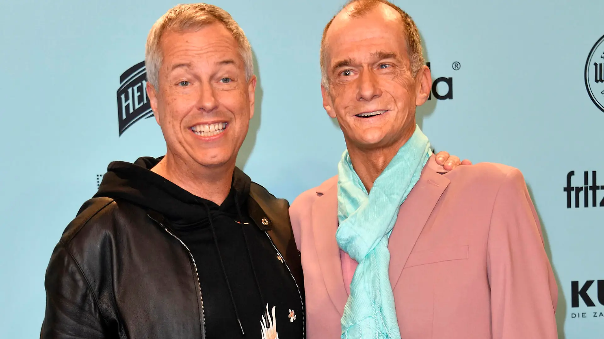 Thomas Hermanns und Georg Uecker und bei der Premiere des Musicals 'Romeo & Julia - Liebe ist alles' im Stage Theater des Westens. Berlin, 19.03.2023