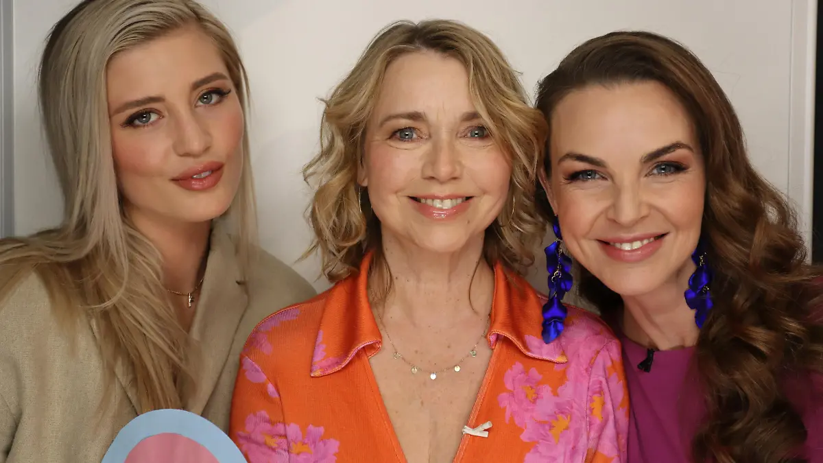 Luna Schweiger, Tina Ruland und Annika Lau (v.l.)