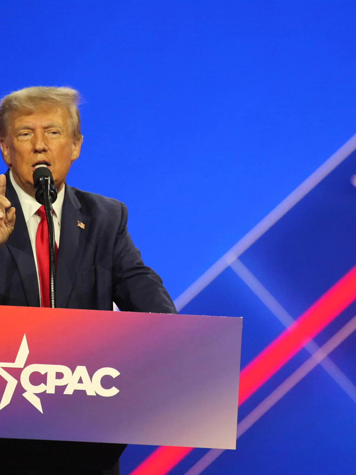 RECORD DATE NOT STATED Donald J. Trump at CPAC Covention Protecting America Now in Maryland. INT Donald J. Trump at CPAC Covention Protecting America Now in Maryland. March 04, 2023, Maryland, USA: The former President of USA, Donald J. Trump at the CPAC convention Protecting America Now which is taking place at Gaylord National Resort & Convention Center 201 Waterfront St, National Harbor, Maryland with politic figures like US President Donald J Trump and Former Brazilian 38th President Jair Bolsonaro who are speaking in the last day 04 of CPAC among other political figures like Eduardo Bolsonaro, Brazilian Member of the Chamber of Duties, Lee Zeldin, Fmr. Congressman NY-1, K.T. McFarland, Fmr. Deputy National Security Advisor of the Uni PUBLICATIONxNOTxINxUSA Copyright: xNiyixFotex