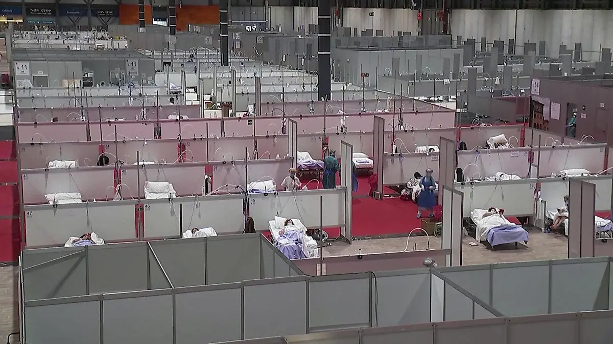 Notkrankenhaus in Madrid