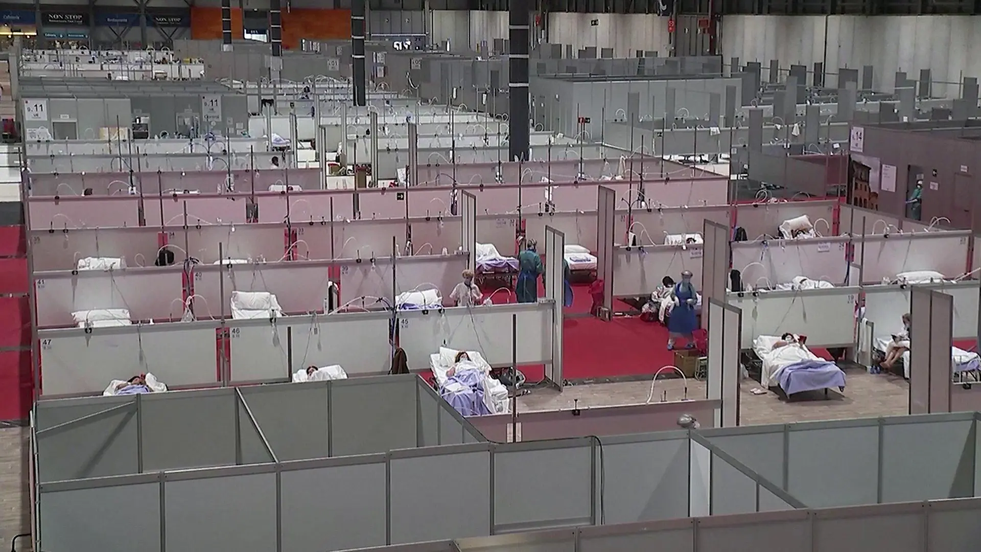 Notkrankenhaus in Madrid