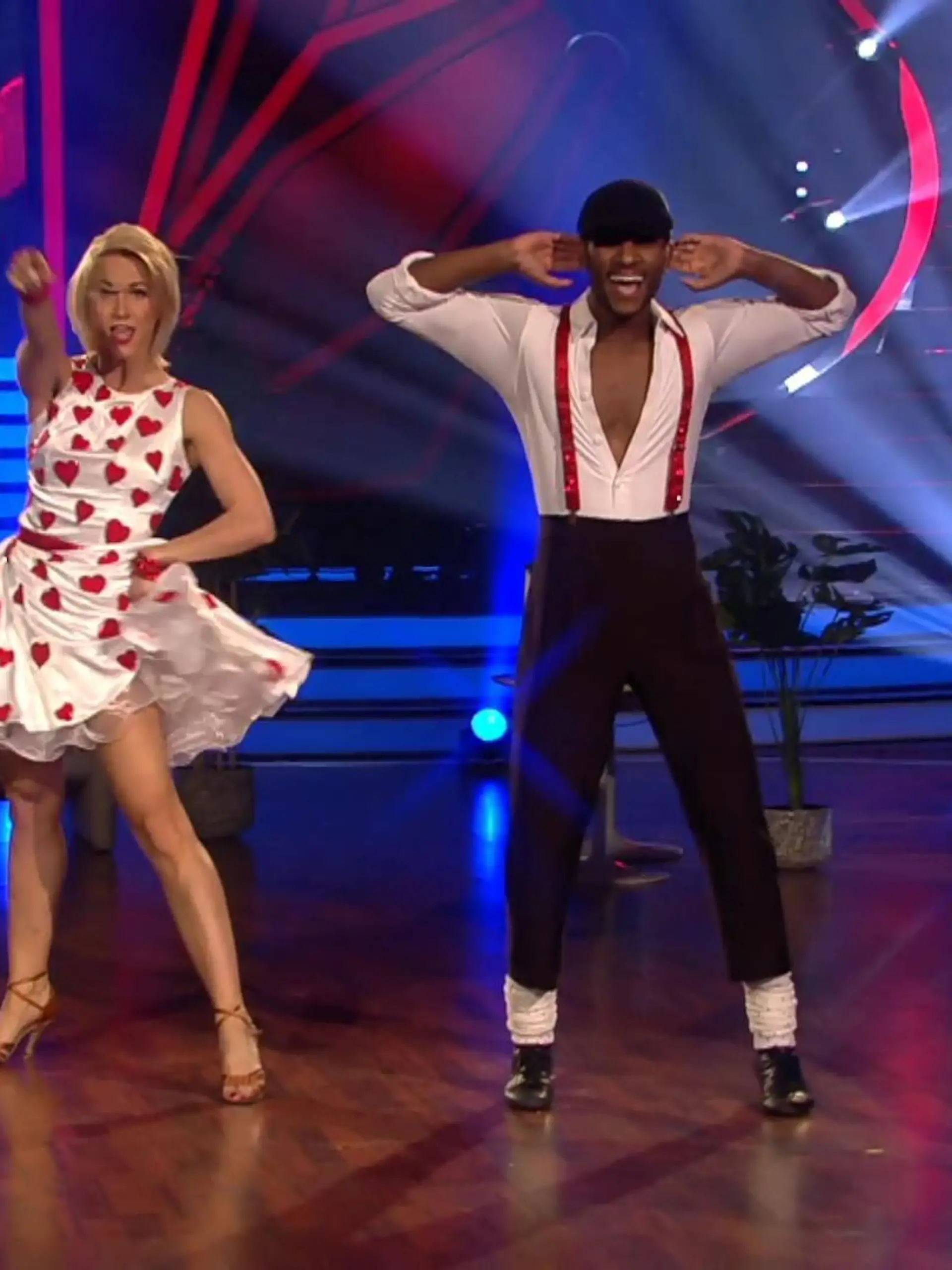 Kathrin Menzinger und Tijan Njie
