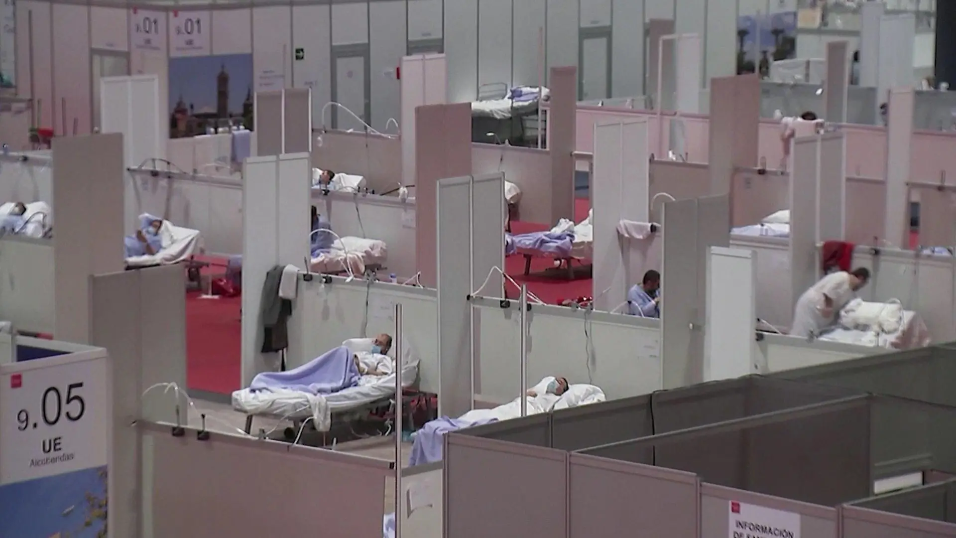 Notkrankenhaus in Madrid