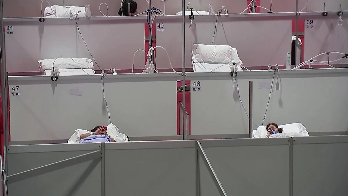 Notkrankenhaus in Madrid