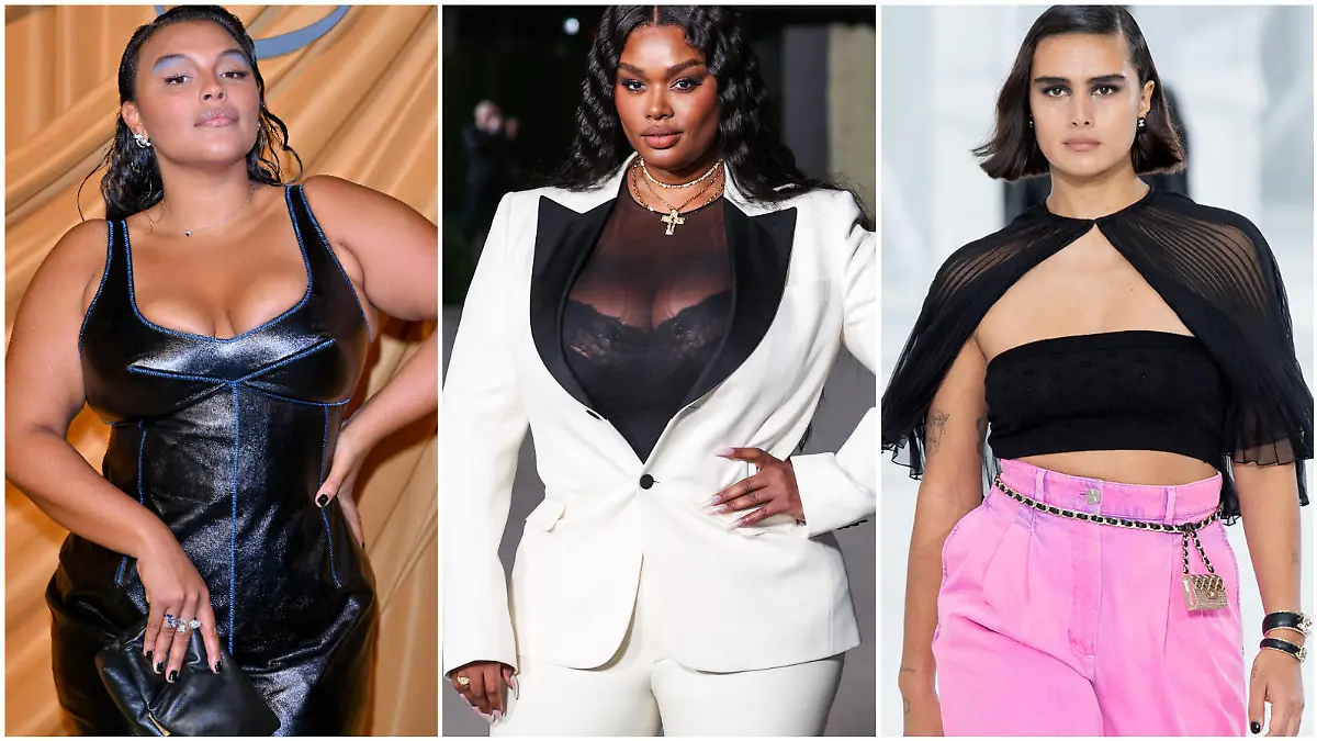 Paloma Elsesser, Precious Lee und Jill Kortleve zieren das Cover der April-Ausgabe der britischen "Vogue".