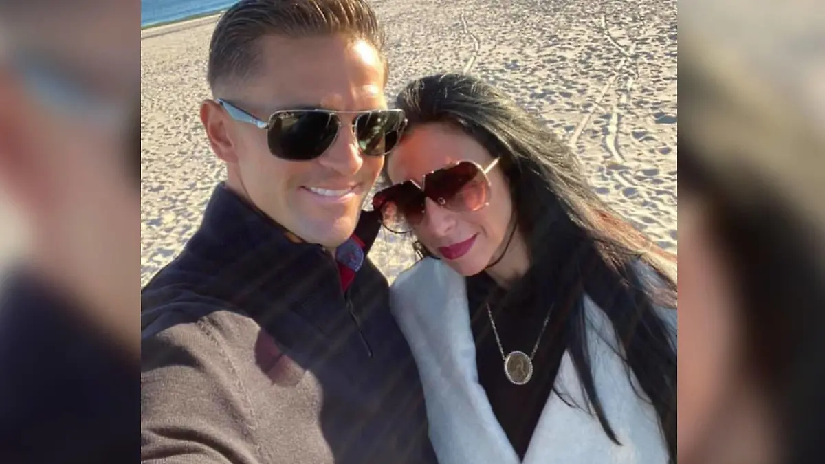 Mark Mongiardo und seine Frau. Er hat das seltene Eigenbrauer-Syndrom.