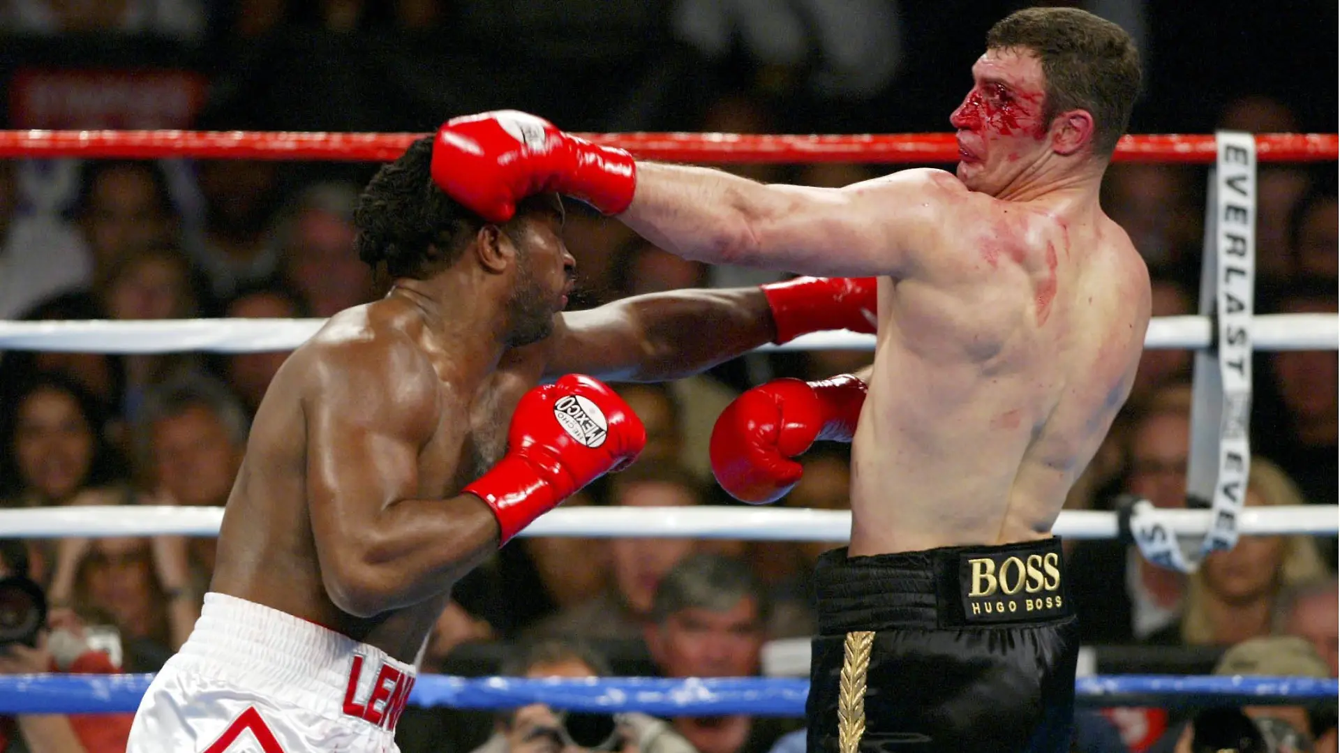 Boxen Lennox Lewis gegen Vitali Klitschko Schwergewicht