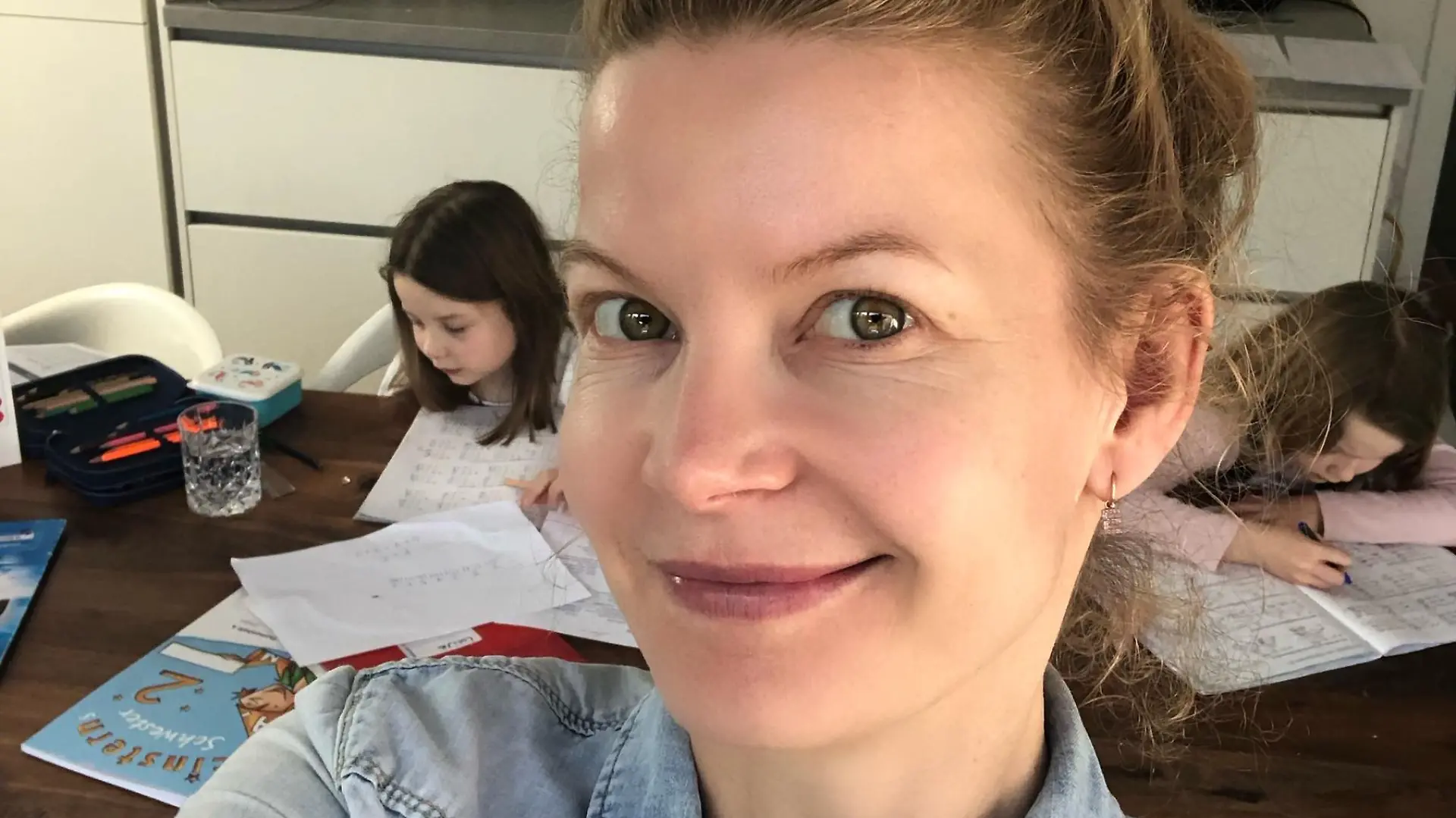 Eva Imhof und ihre beiden Zwillinge