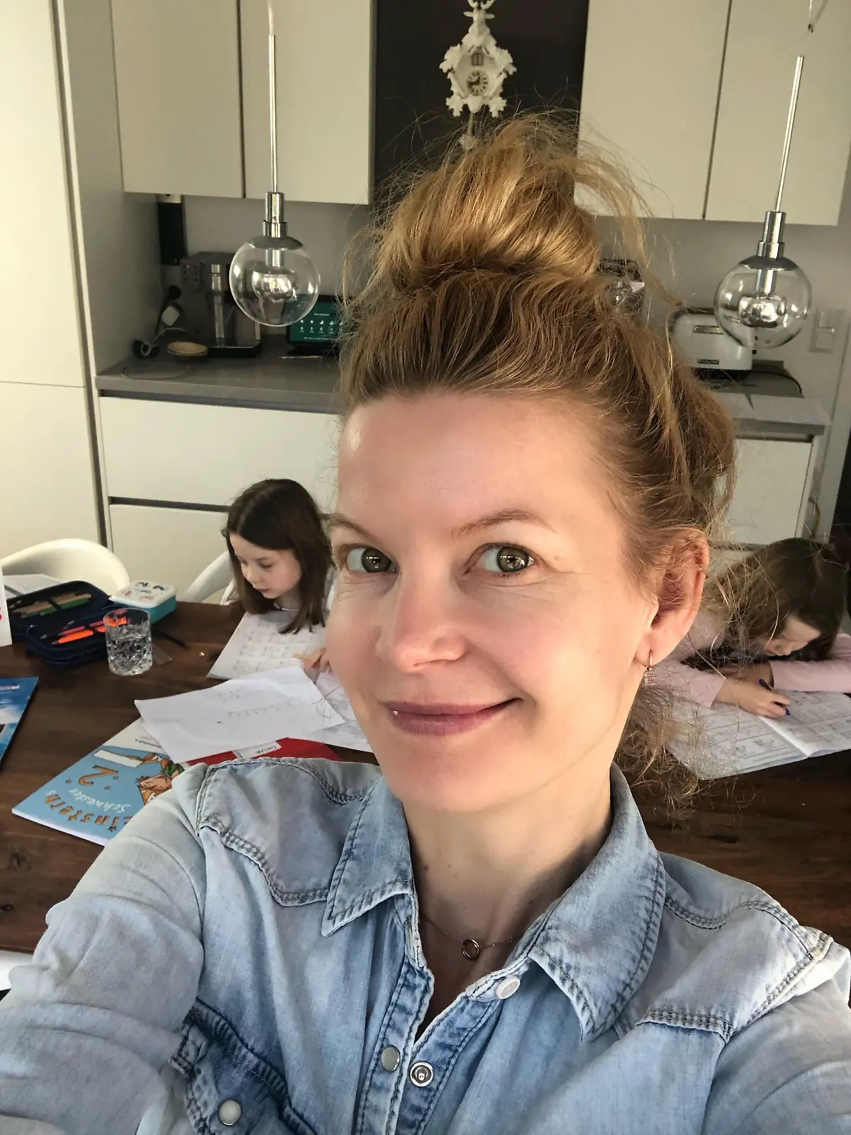 Eva Imhof und ihre beiden Zwillinge