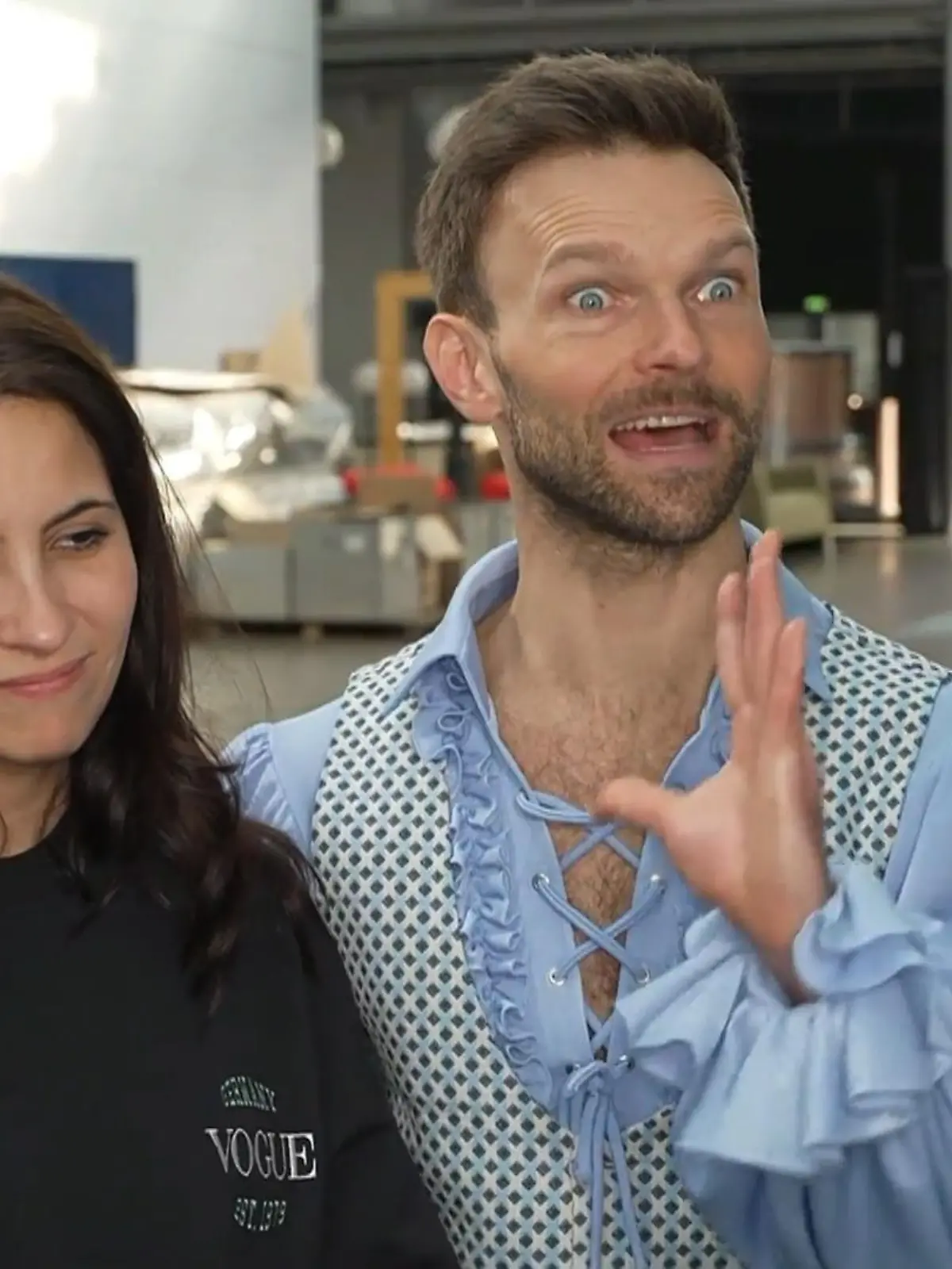 Chryssanthi Kavazi und Vadim Garbuzov im RTL-Interview