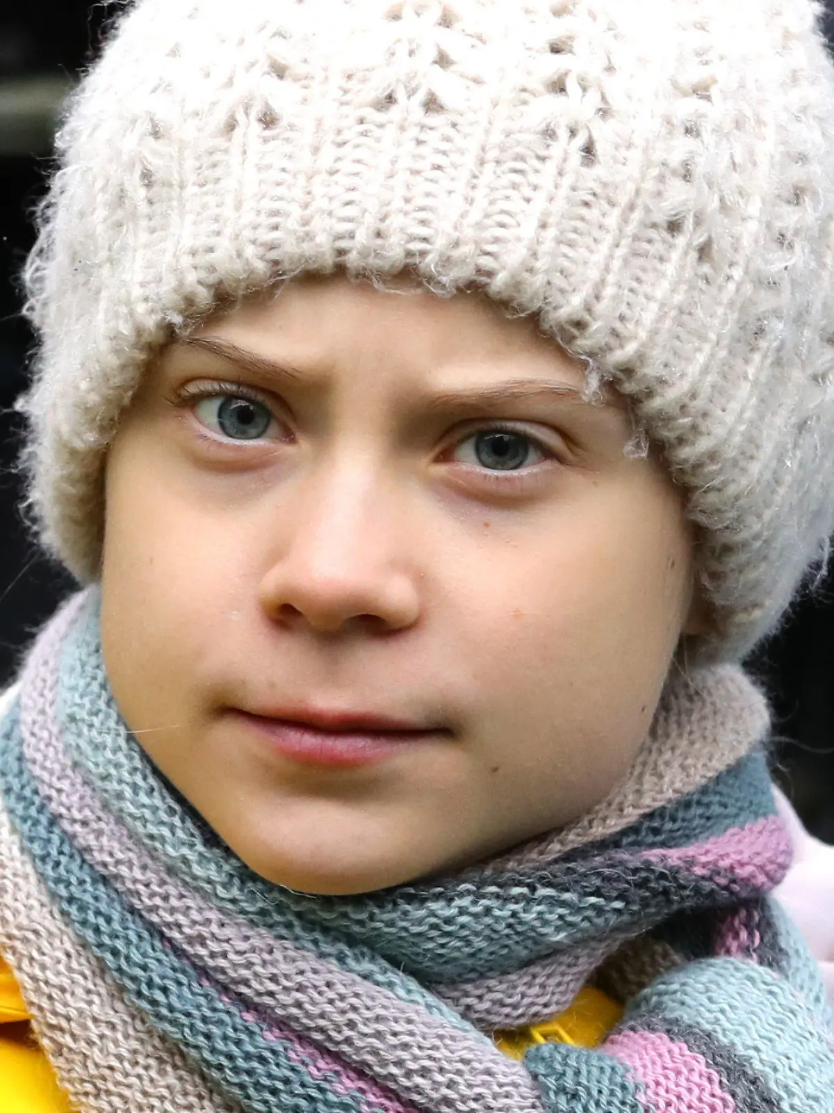 28.02.2020, Großbritannien, Bristol: Greta Thunberg, Klimaschutzaktivistin aus Schweden, nimmt an einem Klima-Streik teil und unterstützt damit die Aktivisten der Gruppe Youth Strike for Climate (BYS4C) am College Green in Bristol. (zu dpa "Greta Thunberg zur Corona-Krise: An Expertenratschläge halten" am 11.03.2020) Foto: Aaron Chown/PA Wire/dpa +++ dpa-Bildfunk +++