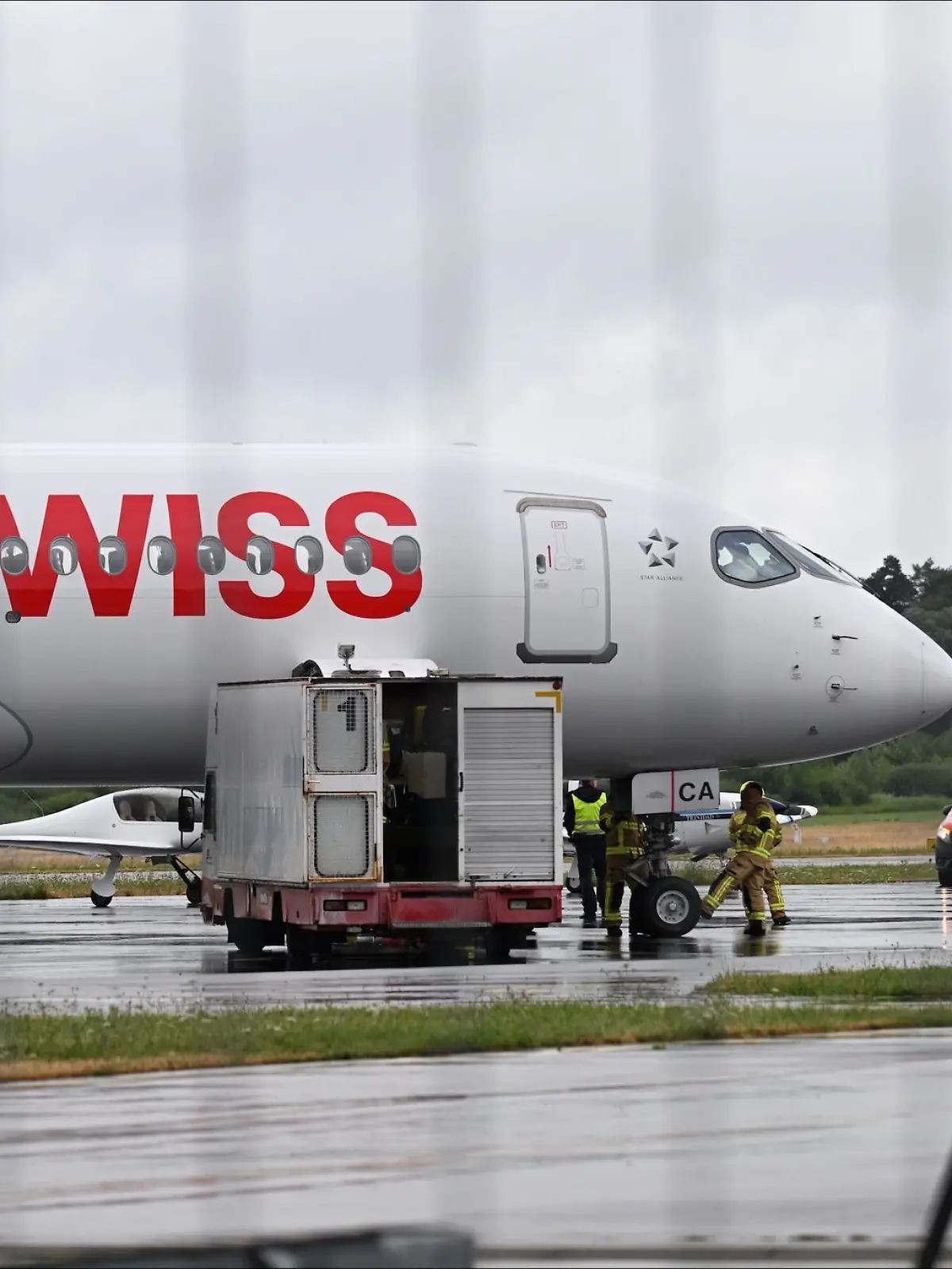 Bild zu: "Rauchalarm im Swiss-Air-Flieger – Notlandung "