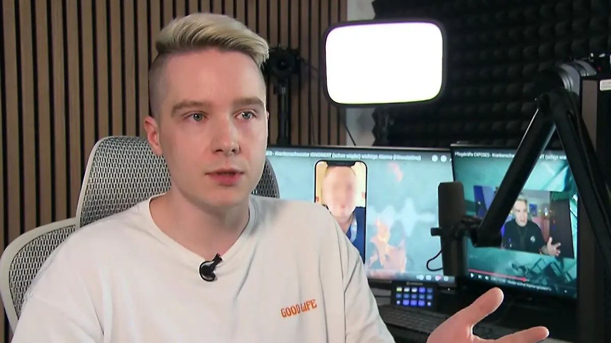 Ex-Pfleger und Youtuber Kevin Hartwig machte zuerst auf den Skandal-Stream der Krankenschwestern aufmerksam.